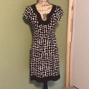 Retro-print dress